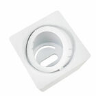 Spot Quadrado Sobrepor Direcionável Gu10 Dicroica 7cm Branco