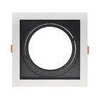 Spot Recuado De Embutir Quadrado Ar 111 Branco Com Preto Tasc