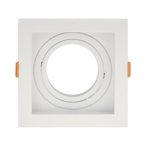 Spot Recuado De Embutir Quadrado Móvel Ar 111 Branco Taschibra