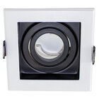 Spot Recuado Embutir Conecta Bella Iluminação Gu10 Mr11 preto