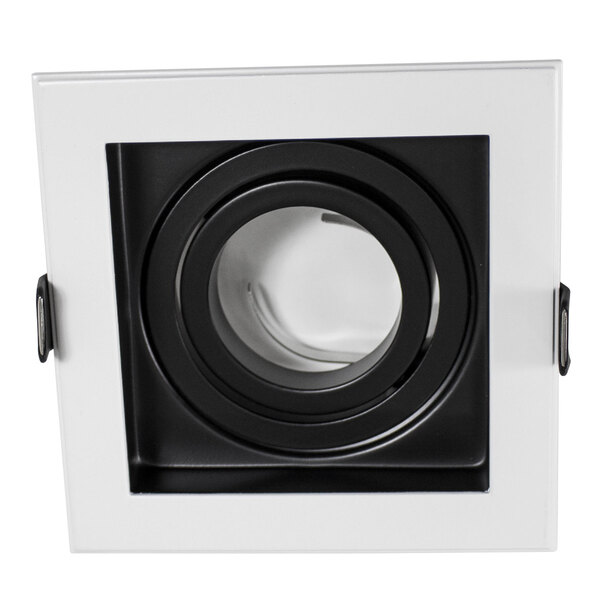 Spot Recuado Embutir Conecta Bella Iluminação Gu10 Mr16 Preto