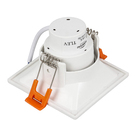 Spot Recuado Emb. Quad. 74mm ABS+PC 3W Bi-Volt LED 3.000K - Branco