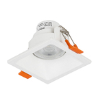 Spot Recuado Emb. Quad. 74mm ABS+PC 3W Bi-Volt LED 3.000K - Branco