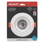 Spot Redondo 12w Branco Frio Avant