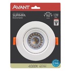 Spot Redondo 12w Branco Neutro Avant