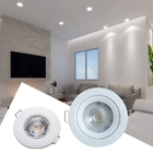 Spot Redondo Branco Led Integrado 9w Bivolt Branco Frio