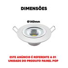 Spot Redondo Embutir  12w Branco Quente 3000k Sanca Gesso