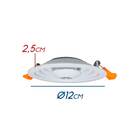 Spot Redondo Embutir Led Integrado 7w + 3w 2700k St1830