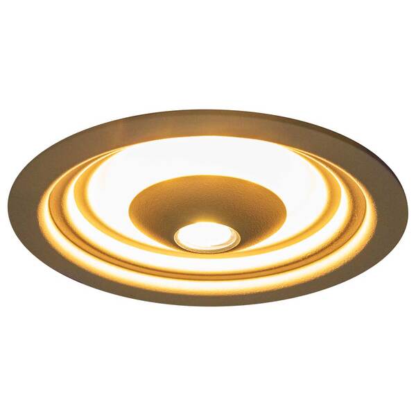 Spot Redondo Embutir Led Integrado 7w + 3w 2700k St1830