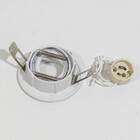 Spot Redondo Recuado Embutir Branco + Led Branco Quente Gu10