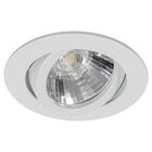 Spot Redondo Rente Embutir E27 + Lâmpada Par20 Branco Quente