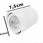 Spot Redondo Sobrepor Direcionável Gu10 Dicroica Branco