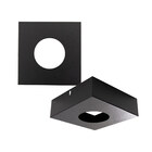 Spot Semi Embutido Fast Em Alumínio Preto + Led Par20 E27 Br.