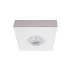 Spot Semi-embutido Quadrado Branco + Mr16 4,8w Br. Frio St3148