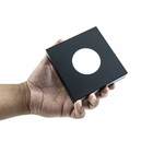 Spot Semi-embutido Quadrado Preto + Mr16 4,8w Br. Frio St3148