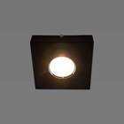 Spot Semi Embutido Quadrado Preto P/ Mr16 Gu10 Starlumen St31