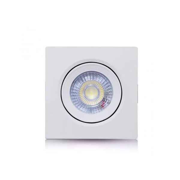 Spot Simples Placa De Modulação P/ 1 Lampada Par20  Il Branco