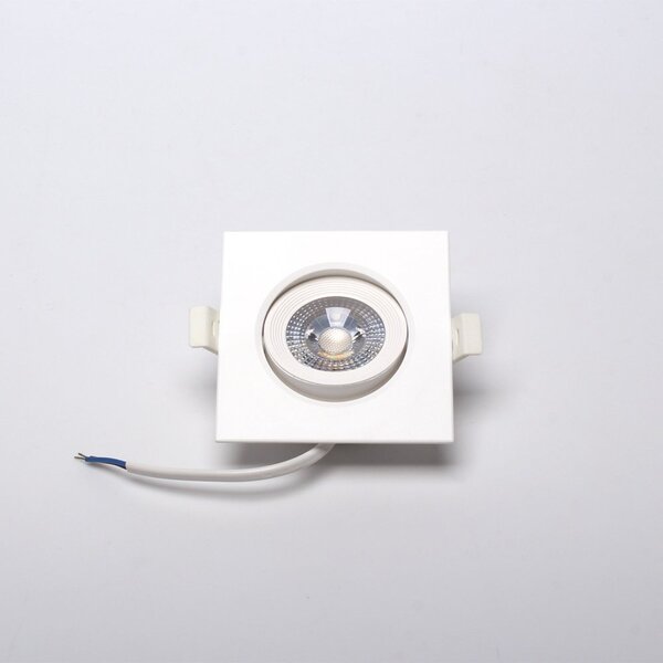 Spot Smart Wi-fi Led 5w Quadrado Rgb+cct Tek Taschibra Branco