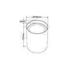 Spot Sobrepor Box Led Loyo Up Rec Mv Par20 Preto Abs-nordecor