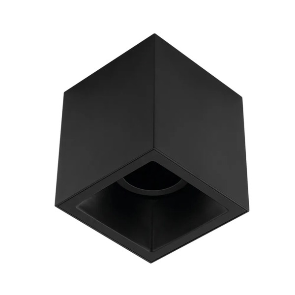 Spot Sobrepor Box Quadrado Recuado Square Out P/ar70 Preto-st