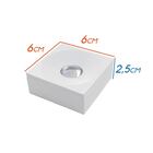 Spot Sobrepor Branco Led 3w 3000k P/ Teto Parede E Pergolado