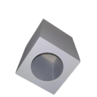 Spot Sobrepor Branco Quadrado Cubo Para Par20