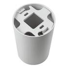 Spot Sobrepor Branco Redondo + Led Dicroica Gu10 Mr16 Branco