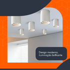 Spot Sobrepor Fixo Redondo Direcionável P/ Par20 Branco S/ Lâ