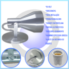 Spot Sobrepor Lampada Par 30 Led Em Aluminio