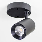 Spot Sobrepor Led 7w Para Teto E Parede Preto 4000k Branco Ne