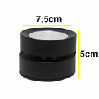 Spot Sobrepor Led 7w Redondo Direcionável Preto/branco Quente