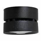 Spot Sobrepor Led 7w Redondo Direcionável Preto/branco Quente