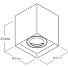 Spot Sobrepor Mr16 Branco Ip20