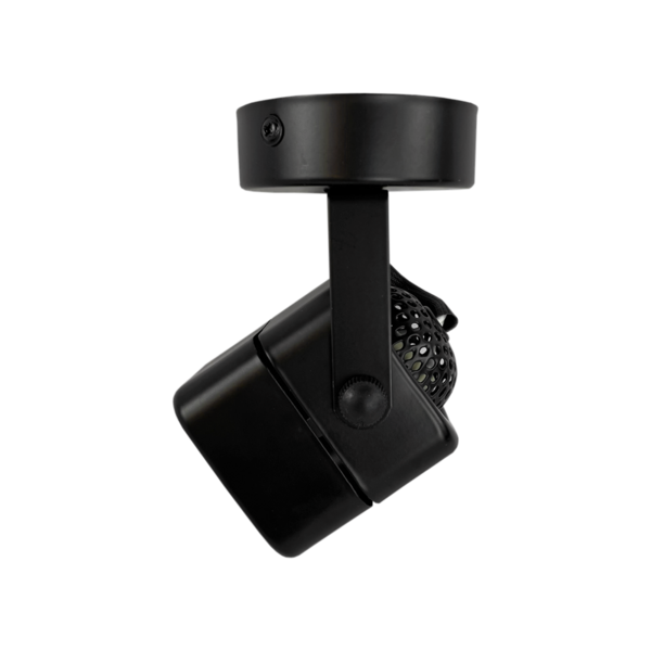 Spot Sobrepor Mr16 Gu10 Quadrado Preto Direcionável Ds2398 De