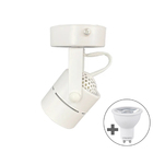 Spot Sobrepor Mr16 Redondo Branco Direcionável + Led 4,8w Lâm