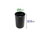 Spot Sobrepor Preto Redondo P/ Lâmpada Dicroica Gu10 Mr16 St2