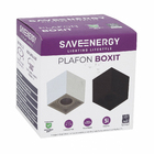 Spot Sobrepor Quadrado AR70 Save Energy Preto