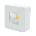 Spot Sobrepor Quadrado Branco 6cm Led 5w 3000k Bivolt