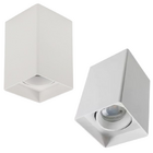 Spot Sobrepor Quadrado Cubo 1luz Dicroica Gu10  Branco