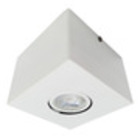 Spot Sobrepor Quadrado Dicroica Gu10 Com Lâmpada Branco 6000k