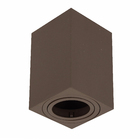 Spot Sobrepor Quadrado Dicróica Save Energy Marrom