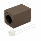 Spot Sobrepor Quadrado Dicróica Save Energy Marrom