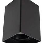 Spot Sobrepor Quadrado Para Mr16 Dicróica Recuado Preto Ds244