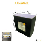 Spot Sobrepor Quadrado Preto 6cm Led 5w 3000k Bivolt