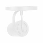 Spot Sobrepor Redondo Direcionável  Gu10 C/ Canopla Branco