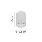 Spot Sobrepor Redondo Par20 Loch Branco - Nordecor