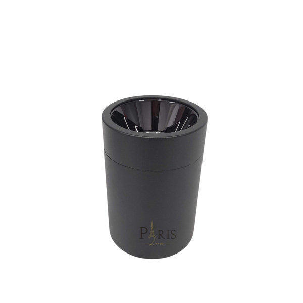 Spot Sobrepor Redondo Preto 11cm Led 15w 3000k Bivolt