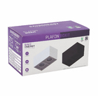 Spot Sobrepor Retangular 2 Lâmpadas PAR20 Save Energy Boxit Preto