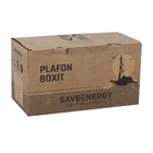 Spot Sobrepor Retangular 4 Lâmpadas PAR20 Save Energy Boxit Branco