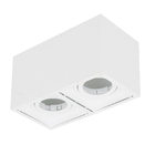 Spot Sobrepor Retangular 4 Lâmpadas PAR20 Save Energy Boxit Branco